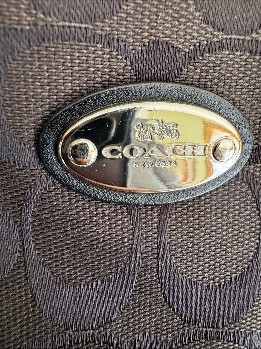 Coach Black Zip Top Tote (F36375) - Picture 12 of 12
